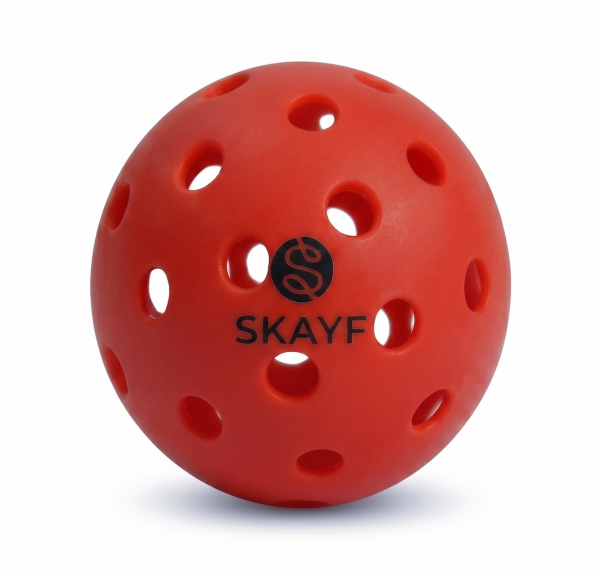Balle pickleball Hybrid Skayf coloris rouge