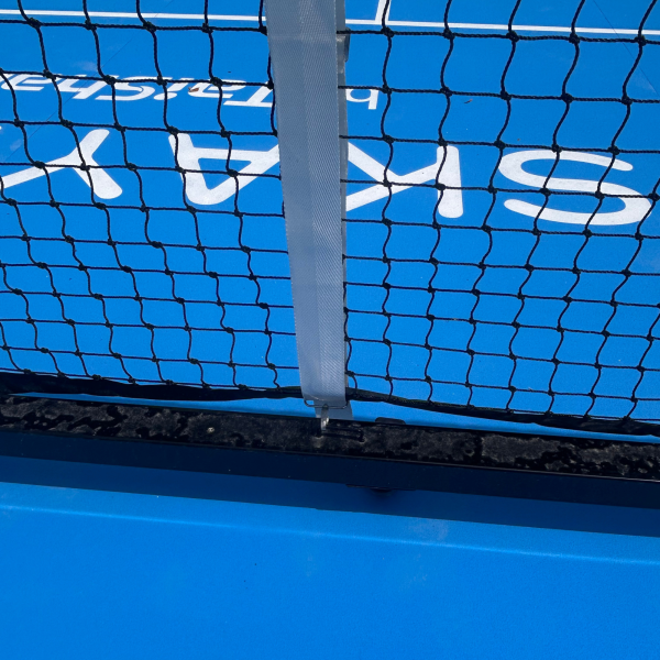Filet pickleball PRO SKAYF détail maille et bande PVC
