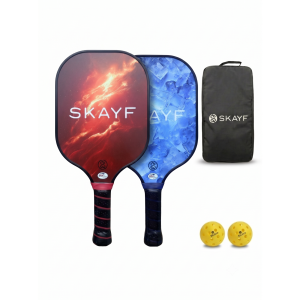 Kit raquettes pickleball SKAYF LAVA-ICE K2